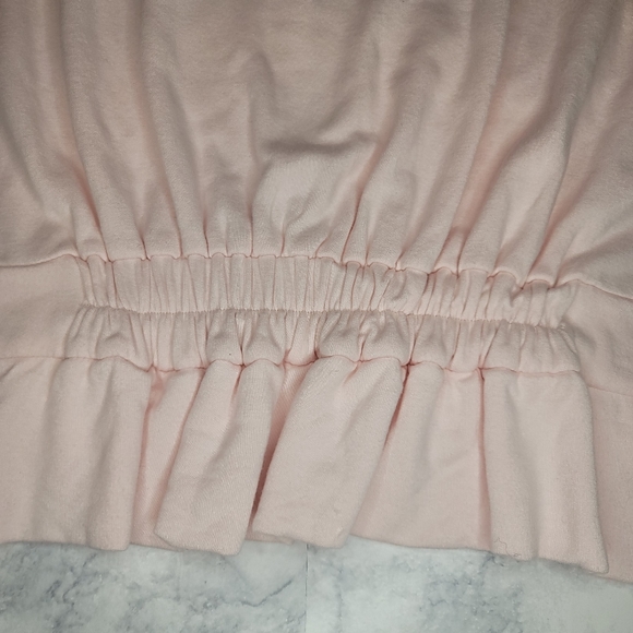 Splendid Embroidered Rose Hoodie Ballerina Pink Large NWT - Picture 7 of 13